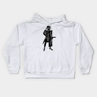 Black Imperial Roman Legionnaire Kids Hoodie